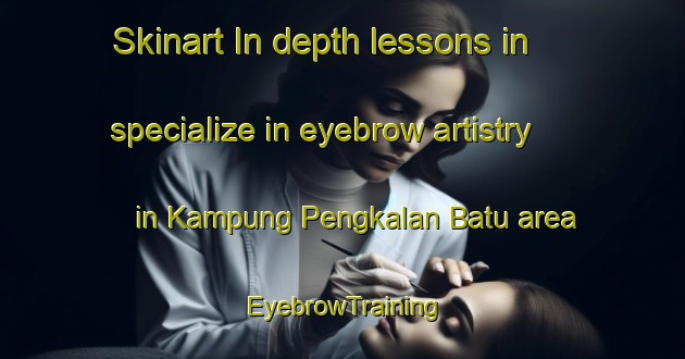 Skinart In-depth lessons in specialize in eyebrow artistry in Kampung Pengkalan Batu area | EyebrowTraining | EyebrowClasses | SkinartTraining-Malaysia