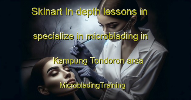 Skinart In-depth lessons in specialize in microblading in Kampung Tondoron area | MicrobladingTraining | MicrobladingClasses | SkinartTraining-Malaysia