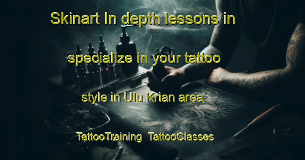 Skinart In-depth lessons in specialize in your tattoo style in Ulu Krian area | TattooTraining | TattooClasses | SkinartTraining-Malaysia