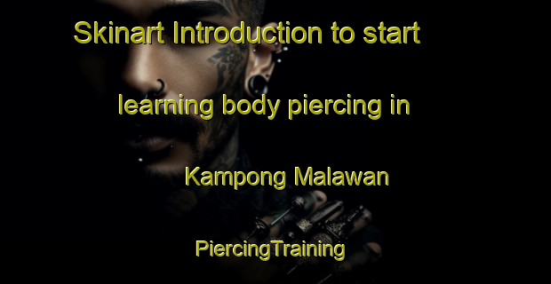 Skinart Introduction to start learning body piercing in Kampong Malawan | #PiercingTraining #PiercingClasses #SkinartTraining-Malaysia