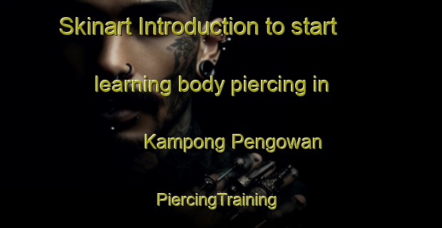 Skinart Introduction to start learning body piercing in Kampong Pengowan | #PiercingTraining #PiercingClasses #SkinartTraining-Malaysia