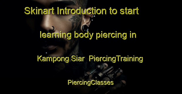 Skinart Introduction to start learning body piercing in Kampong Siar | #PiercingTraining #PiercingClasses #SkinartTraining-Malaysia