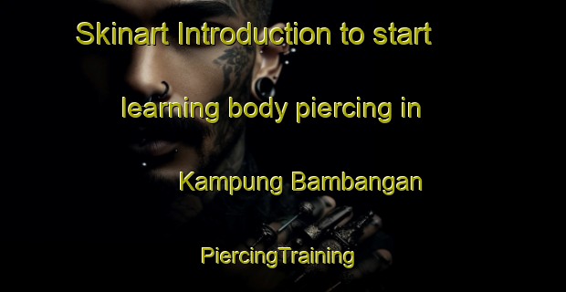 Skinart Introduction to start learning body piercing in Kampung Bambangan | #PiercingTraining #PiercingClasses #SkinartTraining-Malaysia