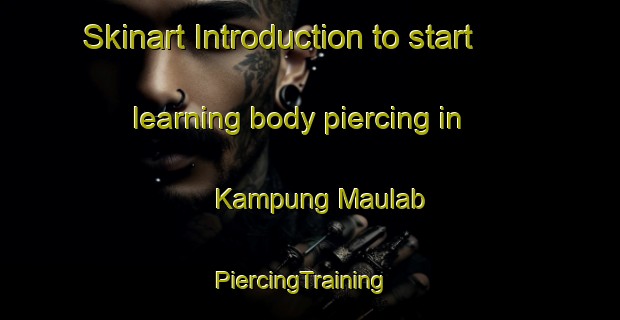 Skinart Introduction to start learning body piercing in Kampung Maulab | PiercingTraining | PiercingClasses | SkinartTraining-Malaysia