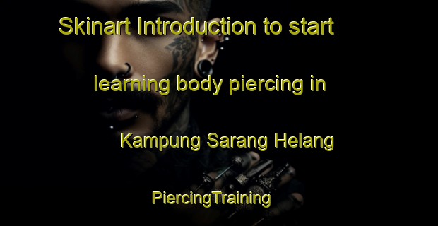 Skinart Introduction to start learning body piercing in Kampung Sarang Helang | PiercingTraining | PiercingClasses | SkinartTraining-Malaysia