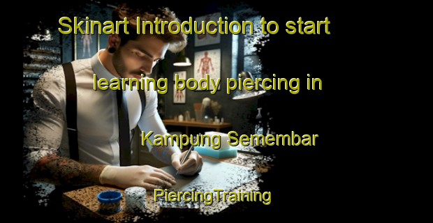 Skinart Introduction to start learning body piercing in Kampung Semembar | #PiercingTraining #PiercingClasses #SkinartTraining-Malaysia