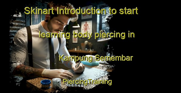 Skinart Introduction to start learning body piercing in Kampung Semembar | PiercingTraining | PiercingClasses | SkinartTraining-Malaysia