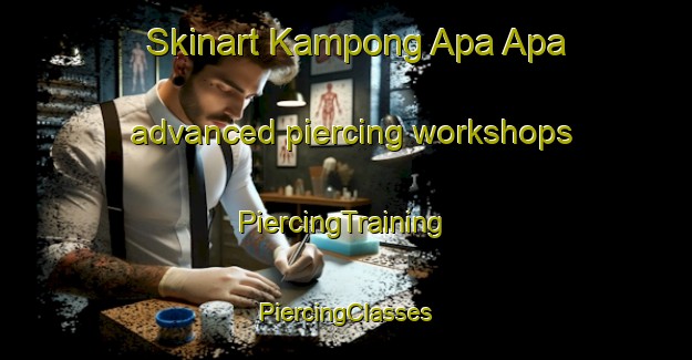 Skinart Kampong Apa Apa advanced piercing workshops | #PiercingTraining #PiercingClasses #SkinartTraining-Malaysia