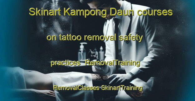 Skinart Kampong Daun courses on tattoo removal safety practices | #RemovalTraining #RemovalClasses #SkinartTraining-Malaysia