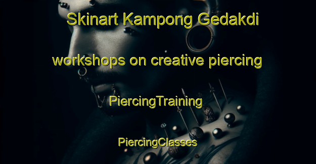 Skinart Kampong Gedakdi workshops on creative piercing | #PiercingTraining #PiercingClasses #SkinartTraining-Malaysia