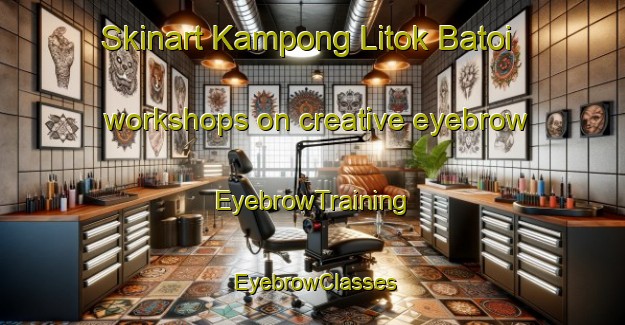 Skinart Kampong Litok Batoi workshops on creative eyebrow | EyebrowTraining | EyebrowClasses | SkinartTraining-Malaysia