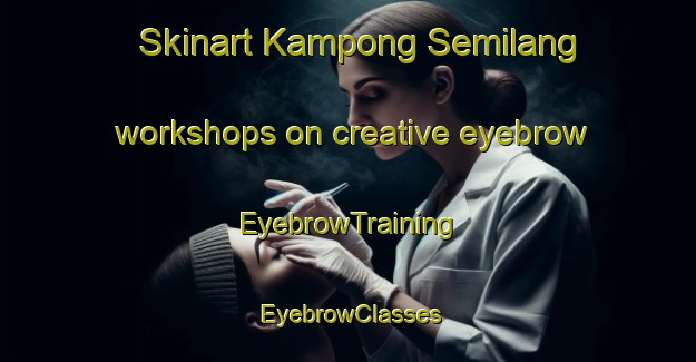 Skinart Kampong Semilang workshops on creative eyebrow | EyebrowTraining | EyebrowClasses | SkinartTraining-Malaysia
