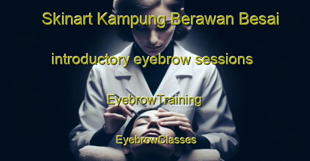 Skinart Kampung Berawan Besai introductory eyebrow sessions | EyebrowTraining | EyebrowClasses | SkinartTraining-Malaysia