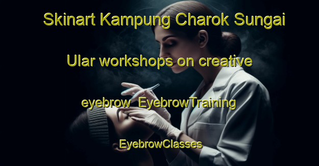 Skinart Kampung Charok Sungai Ular workshops on creative eyebrow | EyebrowTraining | EyebrowClasses | SkinartTraining-Malaysia