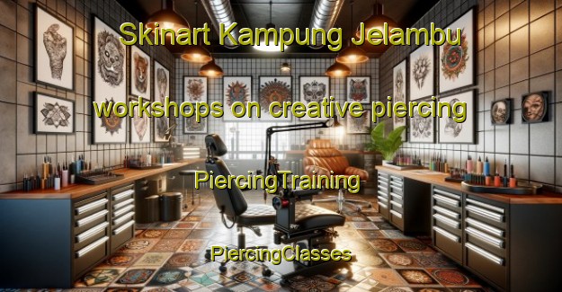 Skinart Kampung Jelambu workshops on creative piercing | #PiercingTraining #PiercingClasses #SkinartTraining-Malaysia