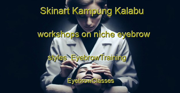 Skinart Kampung Kalabu workshops on niche eyebrow styles | EyebrowTraining | EyebrowClasses | SkinartTraining-Malaysia