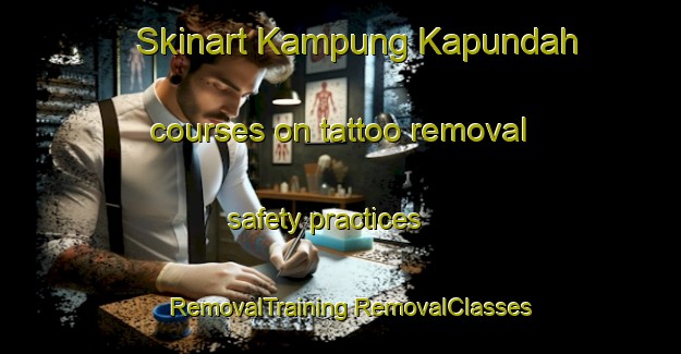 Skinart Kampung Kapundah courses on tattoo removal safety practices | #RemovalTraining #RemovalClasses #SkinartTraining-Malaysia