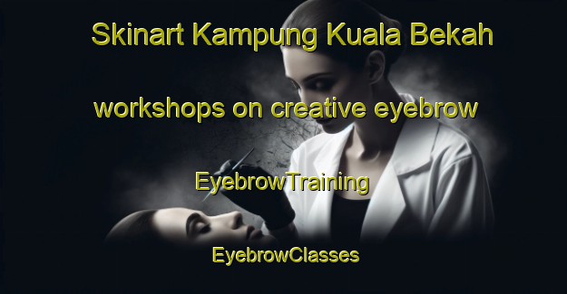 Skinart Kampung Kuala Bekah workshops on creative eyebrow | EyebrowTraining | EyebrowClasses | SkinartTraining-Malaysia