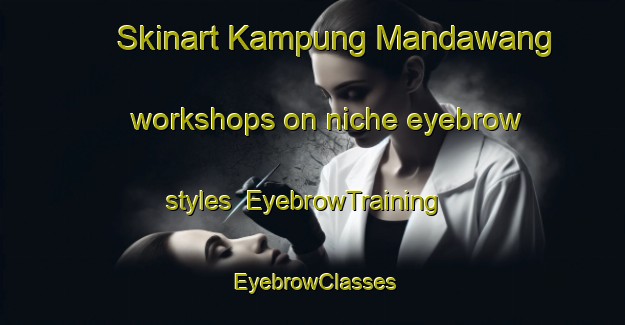 Skinart Kampung Mandawang workshops on niche eyebrow styles | EyebrowTraining | EyebrowClasses | SkinartTraining-Malaysia