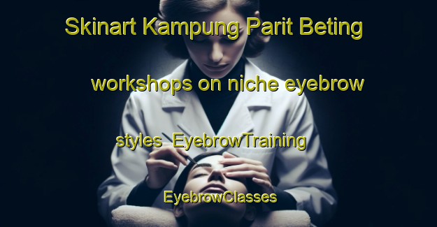 Skinart Kampung Parit Beting workshops on niche eyebrow styles | EyebrowTraining | EyebrowClasses | SkinartTraining-Malaysia