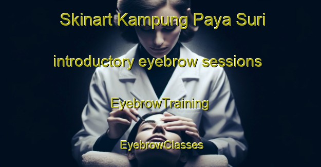 Skinart Kampung Paya Suri introductory eyebrow sessions | EyebrowTraining | EyebrowClasses | SkinartTraining-Malaysia