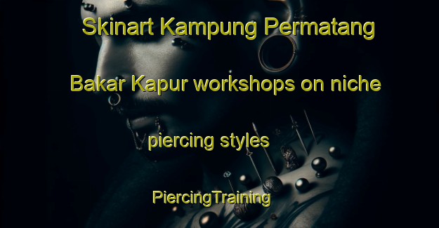 Skinart Kampung Permatang Bakar Kapur workshops on niche piercing styles | PiercingTraining | PiercingClasses | SkinartTraining-Malaysia