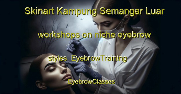 Skinart Kampung Semangar Luar workshops on niche eyebrow styles | EyebrowTraining | EyebrowClasses | SkinartTraining-Malaysia