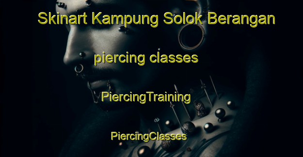 Skinart Kampung Solok Berangan piercing classes | PiercingTraining | PiercingClasses | SkinartTraining-Malaysia