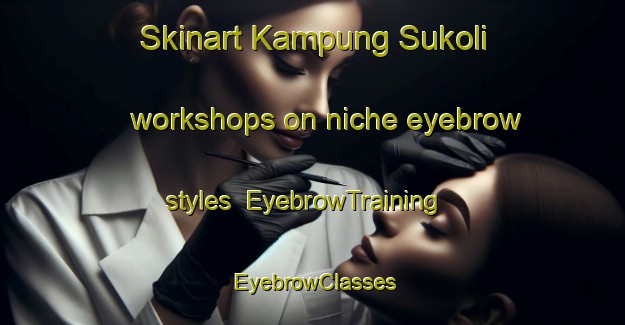 Skinart Kampung Sukoli workshops on niche eyebrow styles | EyebrowTraining | EyebrowClasses | SkinartTraining-Malaysia