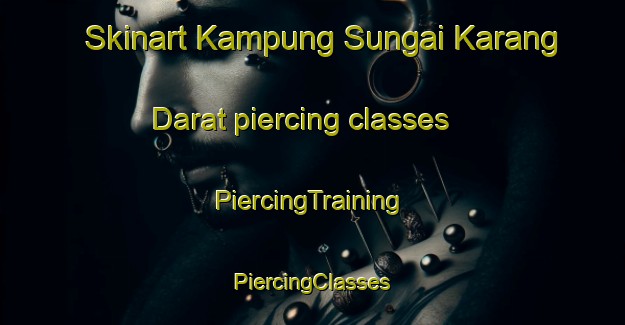 Skinart Kampung Sungai Karang Darat piercing classes | #PiercingTraining #PiercingClasses #SkinartTraining-Malaysia