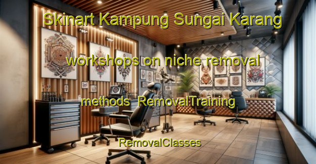 Skinart Kampung Sungai Karang workshops on niche removal methods | RemovalTraining | RemovalClasses | SkinartTraining-Malaysia