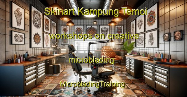 Skinart Kampung Temoi workshops on creative microblading | #MicrobladingTraining #MicrobladingClasses #SkinartTraining-Malaysia