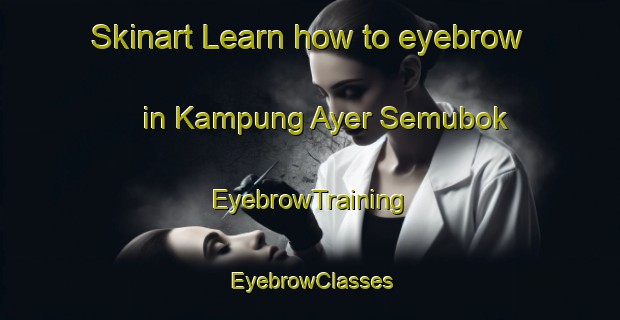 Skinart Learn how to eyebrow in Kampung Ayer Semubok | EyebrowTraining | EyebrowClasses | SkinartTraining-Malaysia