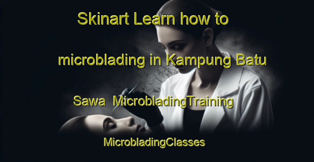 Skinart Learn how to microblading in Kampung Batu Sawa | MicrobladingTraining | MicrobladingClasses | SkinartTraining-Malaysia