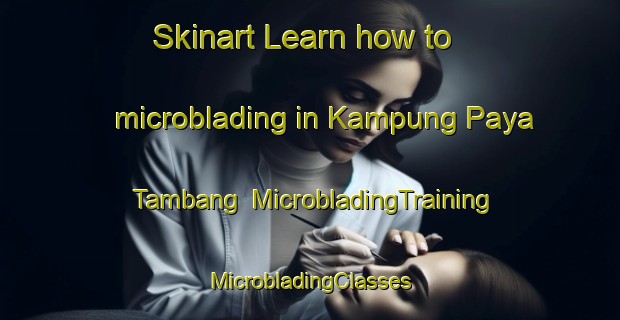 Skinart Learn how to microblading in Kampung Paya Tambang | #MicrobladingTraining #MicrobladingClasses #SkinartTraining-Malaysia