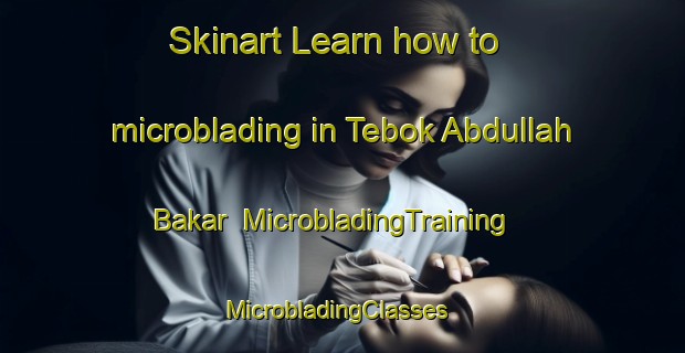 Skinart Learn how to microblading in Tebok Abdullah Bakar | MicrobladingTraining | MicrobladingClasses | SkinartTraining-Malaysia
