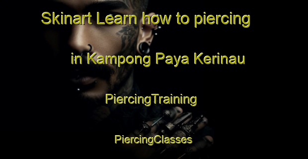 Skinart Learn how to piercing in Kampong Paya Kerinau | #PiercingTraining #PiercingClasses #SkinartTraining-Malaysia