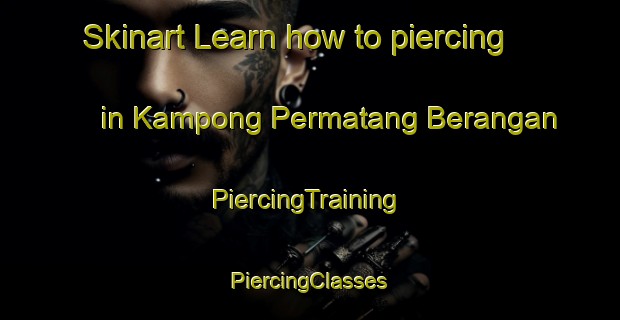 Skinart Learn how to piercing in Kampong Permatang Berangan | #PiercingTraining #PiercingClasses #SkinartTraining-Malaysia