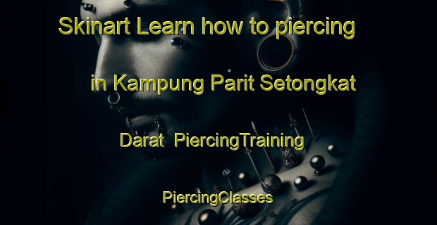 Skinart Learn how to piercing in Kampung Parit Setongkat Darat | #PiercingTraining #PiercingClasses #SkinartTraining-Malaysia