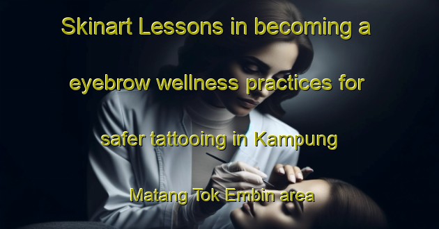 Skinart Lessons in becoming a eyebrow wellness practices for safer tattooing in Kampung Matang Tok Embin area | EyebrowTraining | EyebrowClasses | SkinartTraining-Malaysia