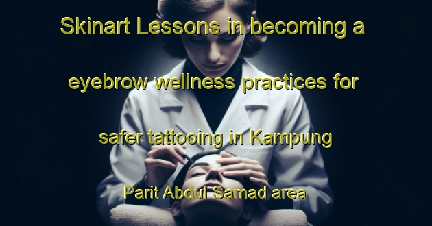 Skinart Lessons in becoming a eyebrow wellness practices for safer tattooing in Kampung Parit Abdul Samad area | EyebrowTraining | EyebrowClasses | SkinartTraining-Malaysia