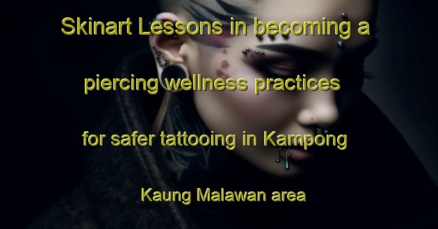 Skinart Lessons in becoming a piercing wellness practices for safer tattooing in Kampong Kaung Malawan area | PiercingTraining | PiercingClasses | SkinartTraining-Malaysia