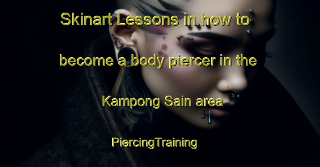 Skinart Lessons in how to become a body piercer in the Kampong Sain area | PiercingTraining | PiercingClasses | SkinartTraining-Malaysia