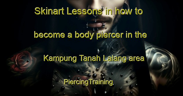 Skinart Lessons in how to become a body piercer in the Kampung Tanah Lalang area | PiercingTraining | PiercingClasses | SkinartTraining-Malaysia