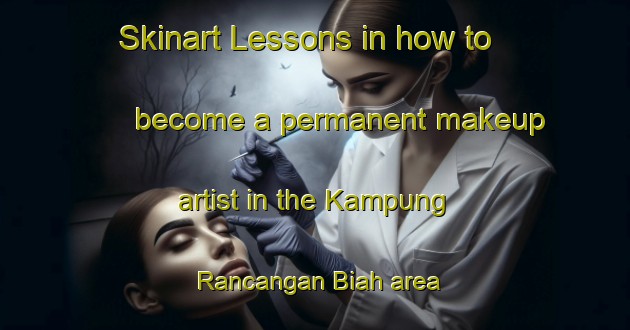 Skinart Lessons in how to become a permanent makeup artist in the Kampung Rancangan Biah area | PermanentmakeupTraining | PermanentmakeupClasses | SkinartTraining-Malaysia