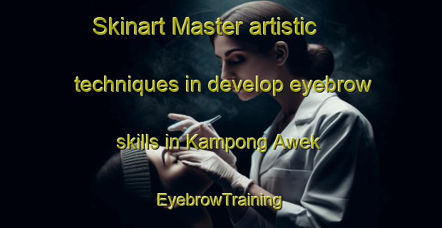 Skinart Master artistic techniques in develop eyebrow skills in Kampong Awek | EyebrowTraining | EyebrowClasses | SkinartTraining-Malaysia