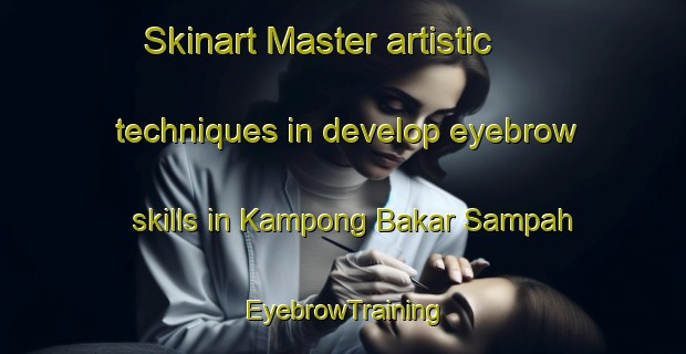 Skinart Master artistic techniques in develop eyebrow skills in Kampong Bakar Sampah | EyebrowTraining | EyebrowClasses | SkinartTraining-Malaysia