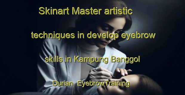 Skinart Master artistic techniques in develop eyebrow skills in Kampung Banggol Durian | EyebrowTraining | EyebrowClasses | SkinartTraining-Malaysia