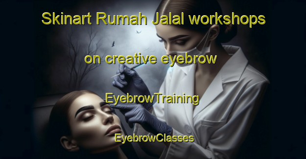 Skinart Rumah Jalal workshops on creative eyebrow | EyebrowTraining | EyebrowClasses | SkinartTraining-Malaysia