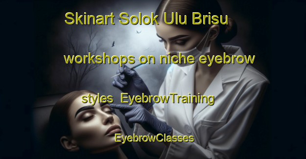 Skinart Solok Ulu Brisu workshops on niche eyebrow styles | EyebrowTraining | EyebrowClasses | SkinartTraining-Malaysia